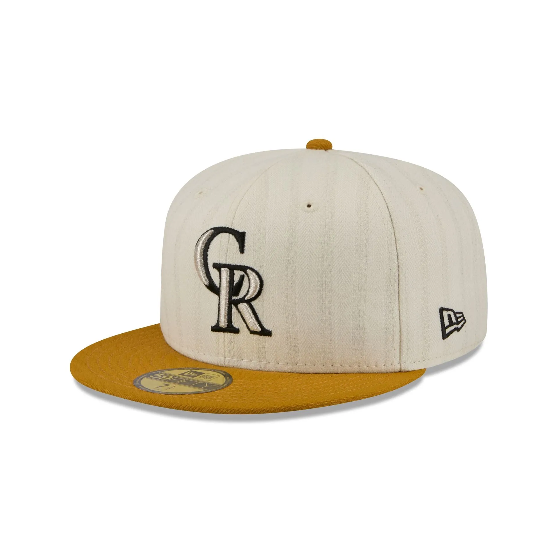 Colorado Rockies Chrome Herringbone 59FIFTY Fitted Hat sold by New Era product image thumbnail 3