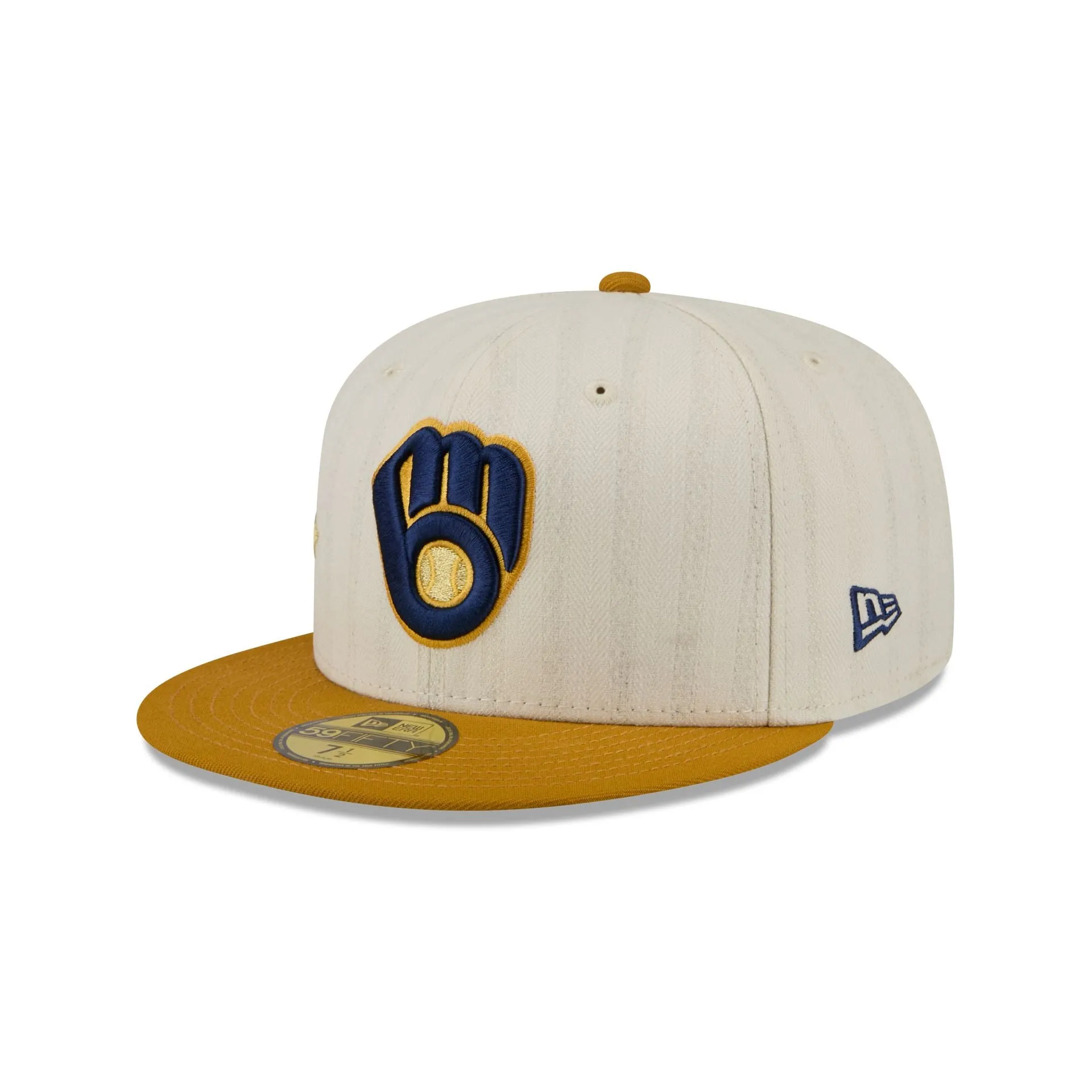 Milwaukee Brewers Chrome Herringbone 59FIFTY Fitted Hat sold by New Era product image thumbnail 3