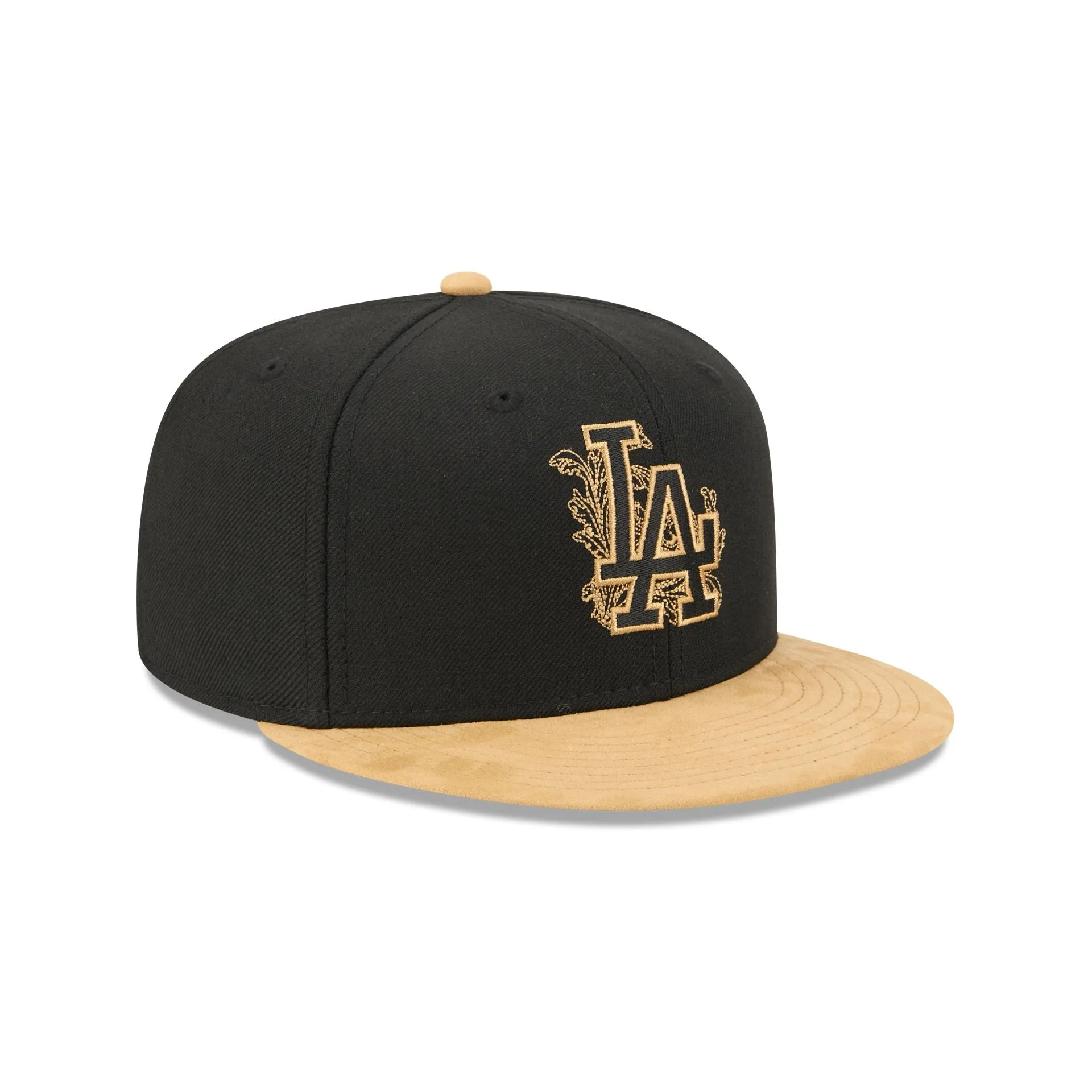 Los Angeles Dodgers Black Wool 59FIFTY Fitted Hat sold by New Era product image thumbnail 3