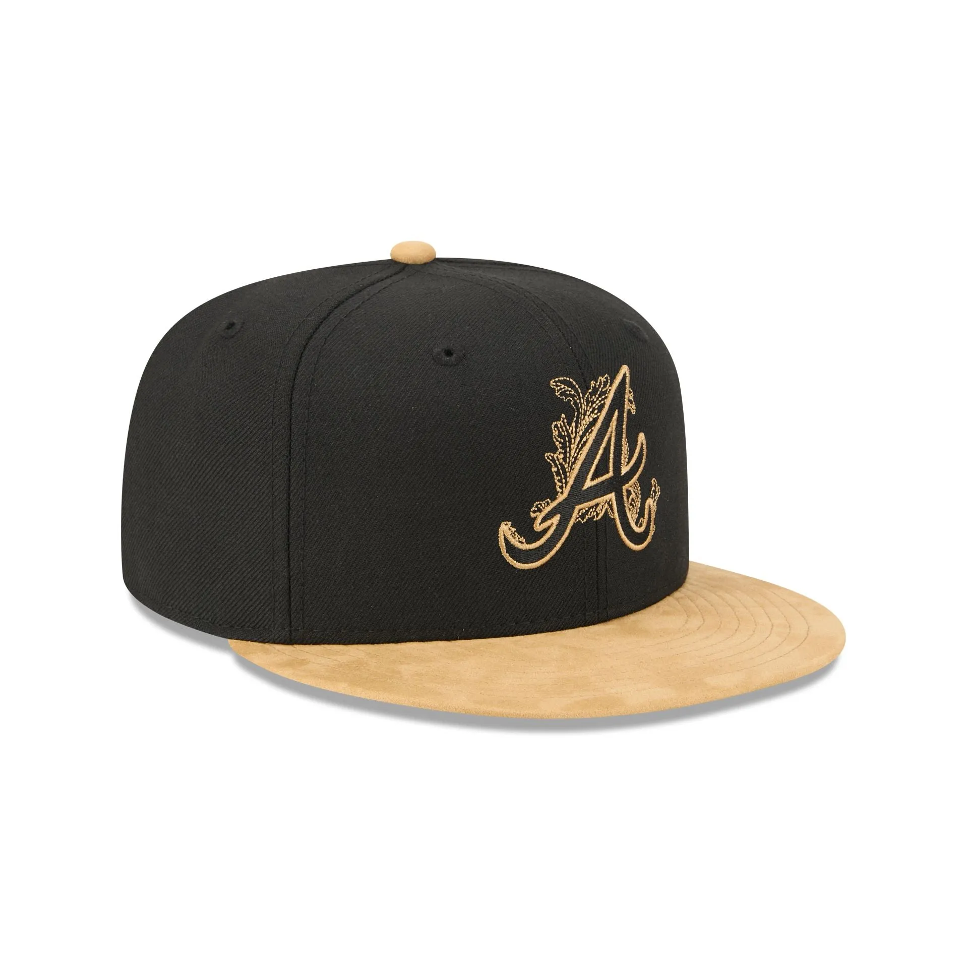 Atlanta Braves Black Wool 59FIFTY Fitted Hat sold by New Era product image thumbnail 3