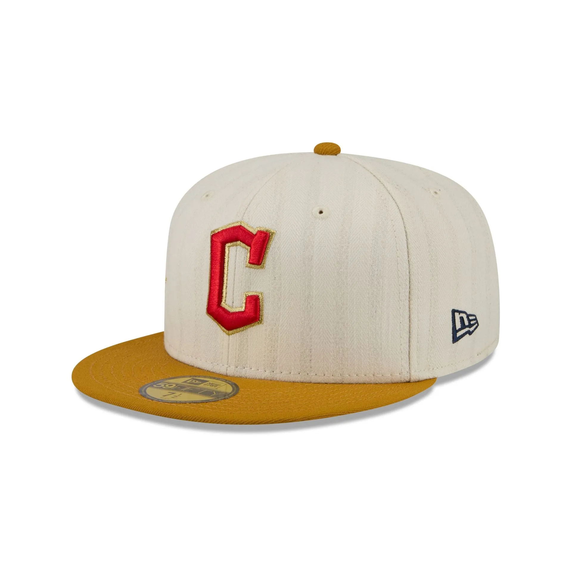 Cleveland Guardians Chrome Herringbone 59FIFTY Fitted Hat sold by New Era product image thumbnail 3