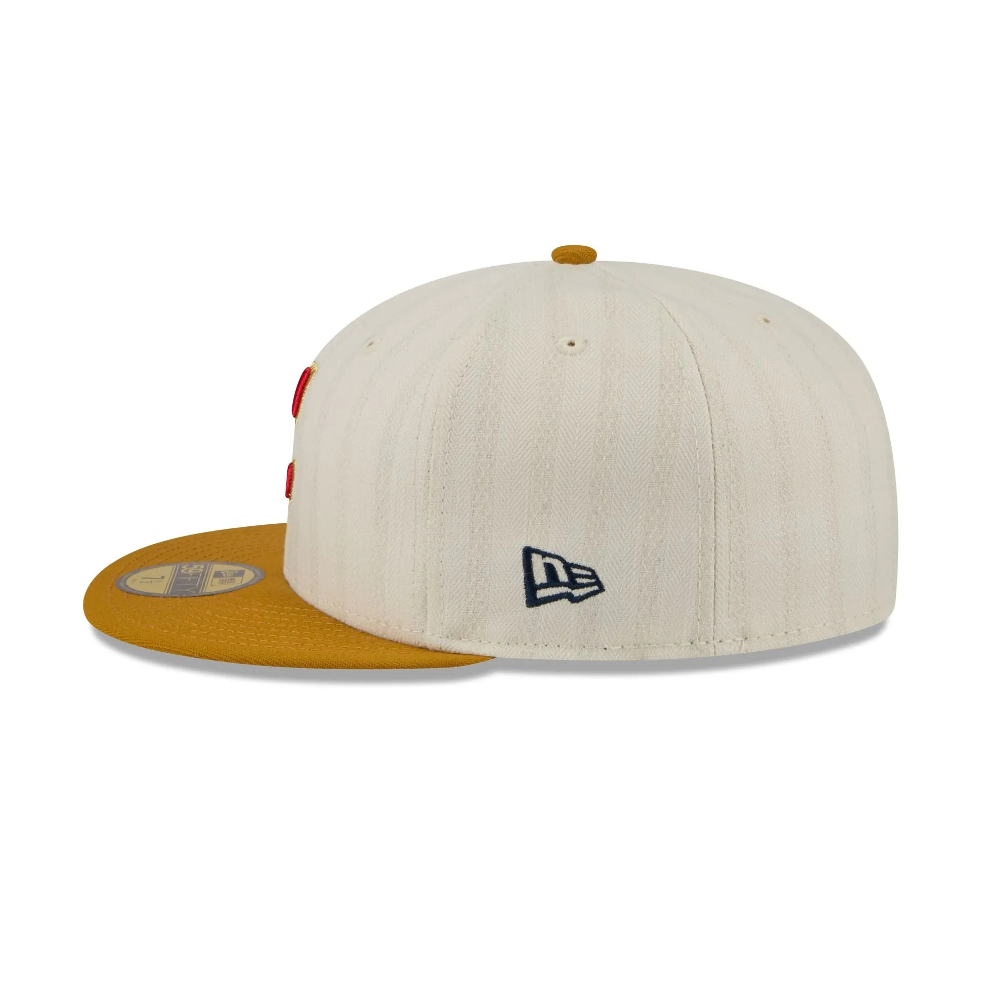 Cleveland Guardians Chrome Herringbone 59FIFTY Fitted Hat sold by New Era product image thumbnail 5