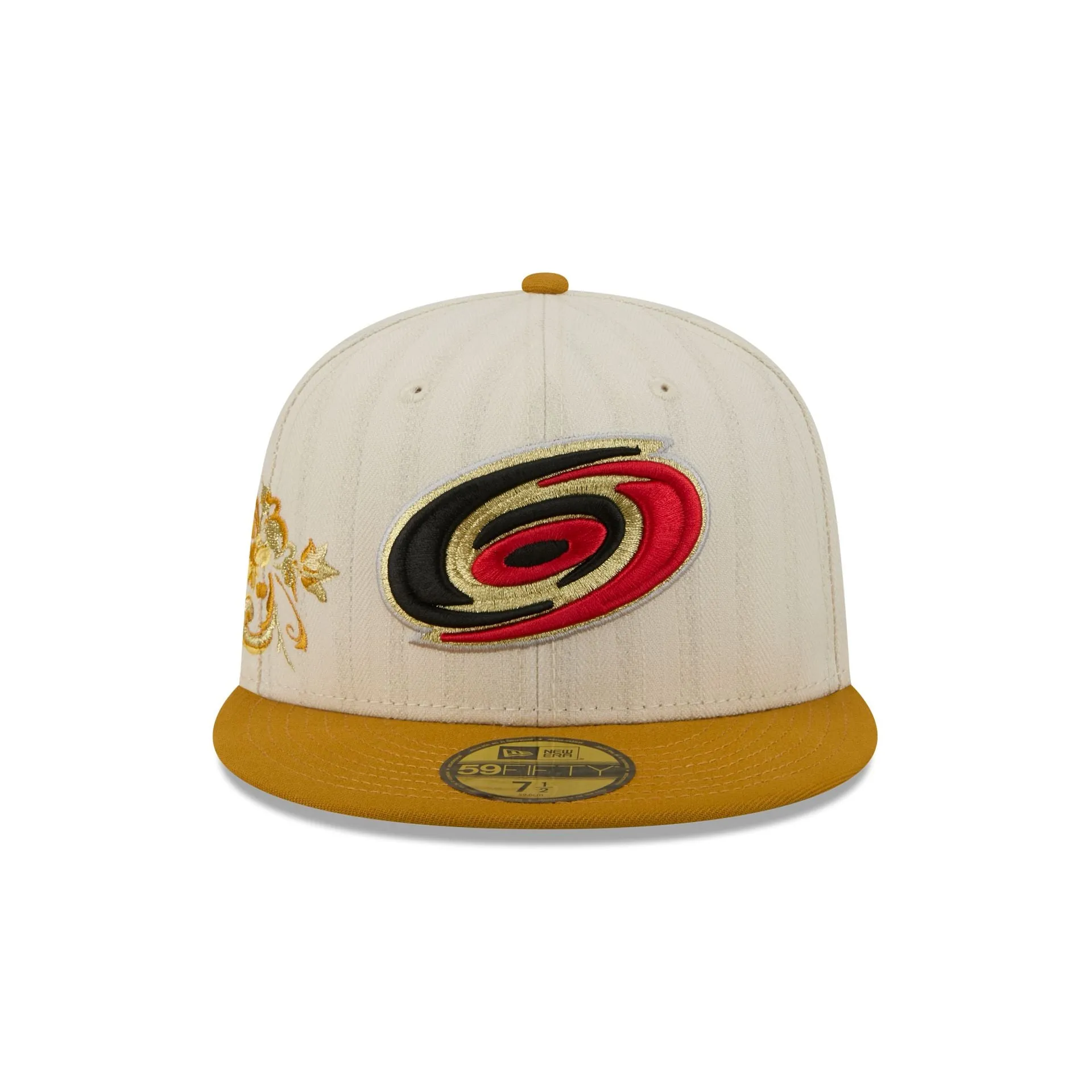 Carolina Hurricanes Chrome Herringbone 59FIFTY Fitted Hat sold by New Era product image thumbnail 2