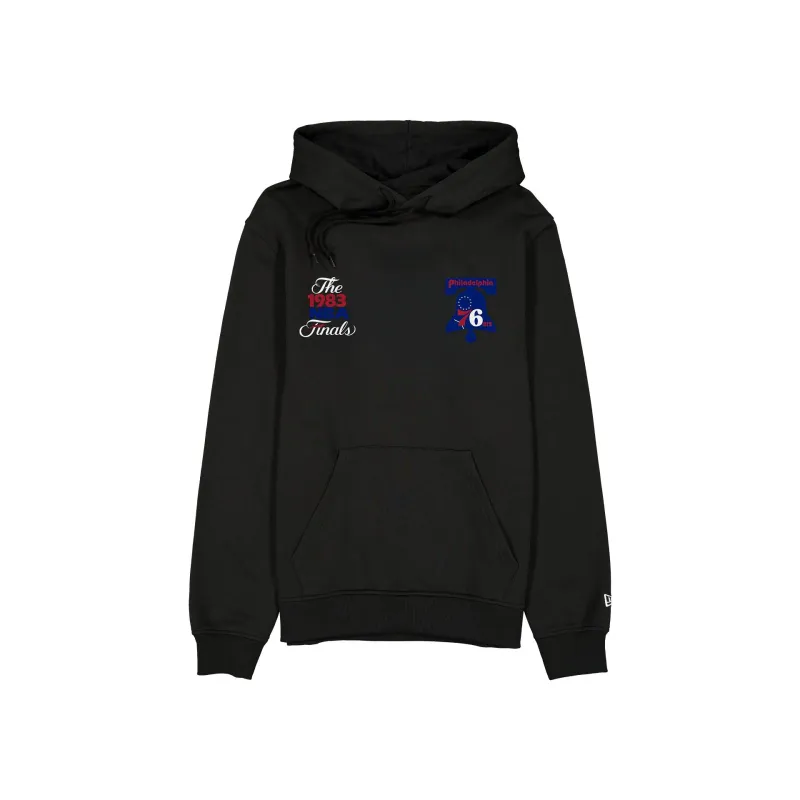 Philadelphia 76ers Hardwood Classics 1983 Champions Bold Hoodie made by New Era