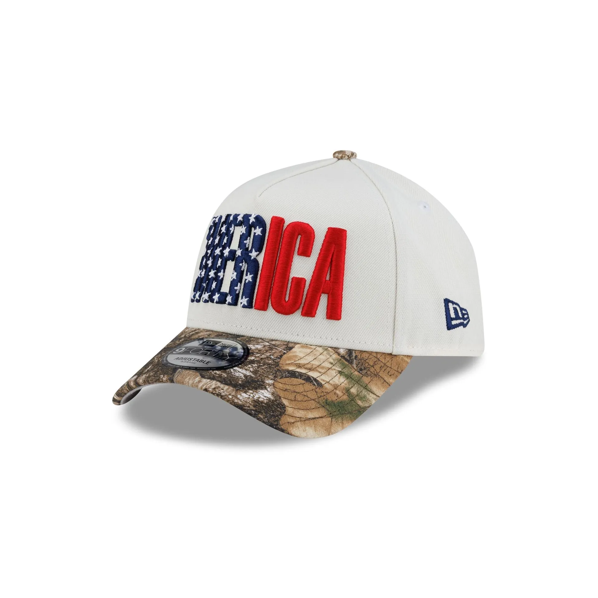 New Era Cap 'Merica Chrome White 9FORTY A-Frame Snapback Hat sold by New Era product image thumbnail 3