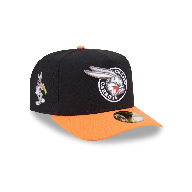 Looney Tunes Bugs Bunny Chasin' Carrots 59FIFTY A-Frame Fitted Hat made by New Era