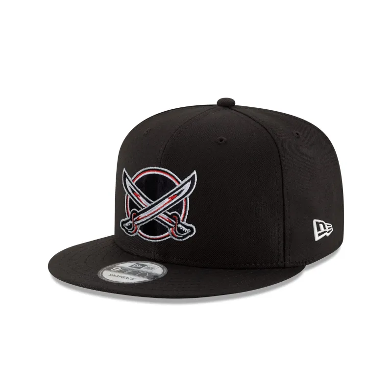 Buffalo Sabres Swords Black 9FIFTY Snapback Hat made by New Era
