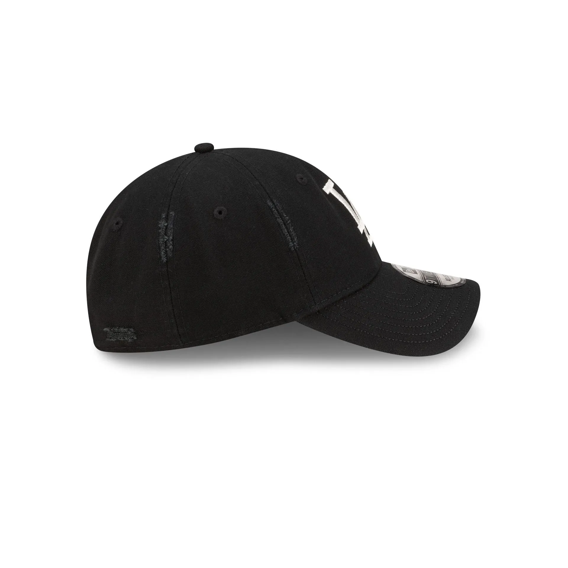 Los Angeles Dodgers Distressed Black 9TWENTY Adjustable Hat sold by New Era product image thumbnail 5