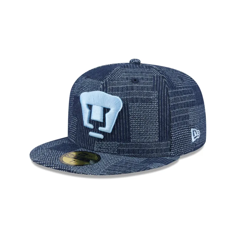 Pumas Denim 59FIFTY Fitted Hat made by New Era