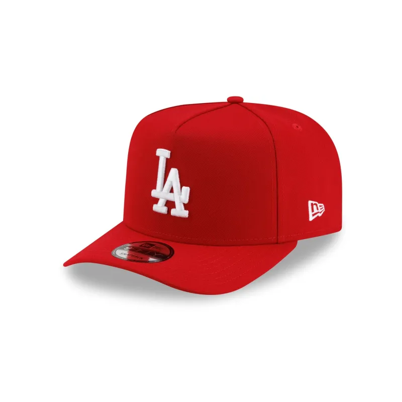 Los Angeles Dodgers Basic Red 9FIFTY A-Frame Snapback Hat made by New Era
