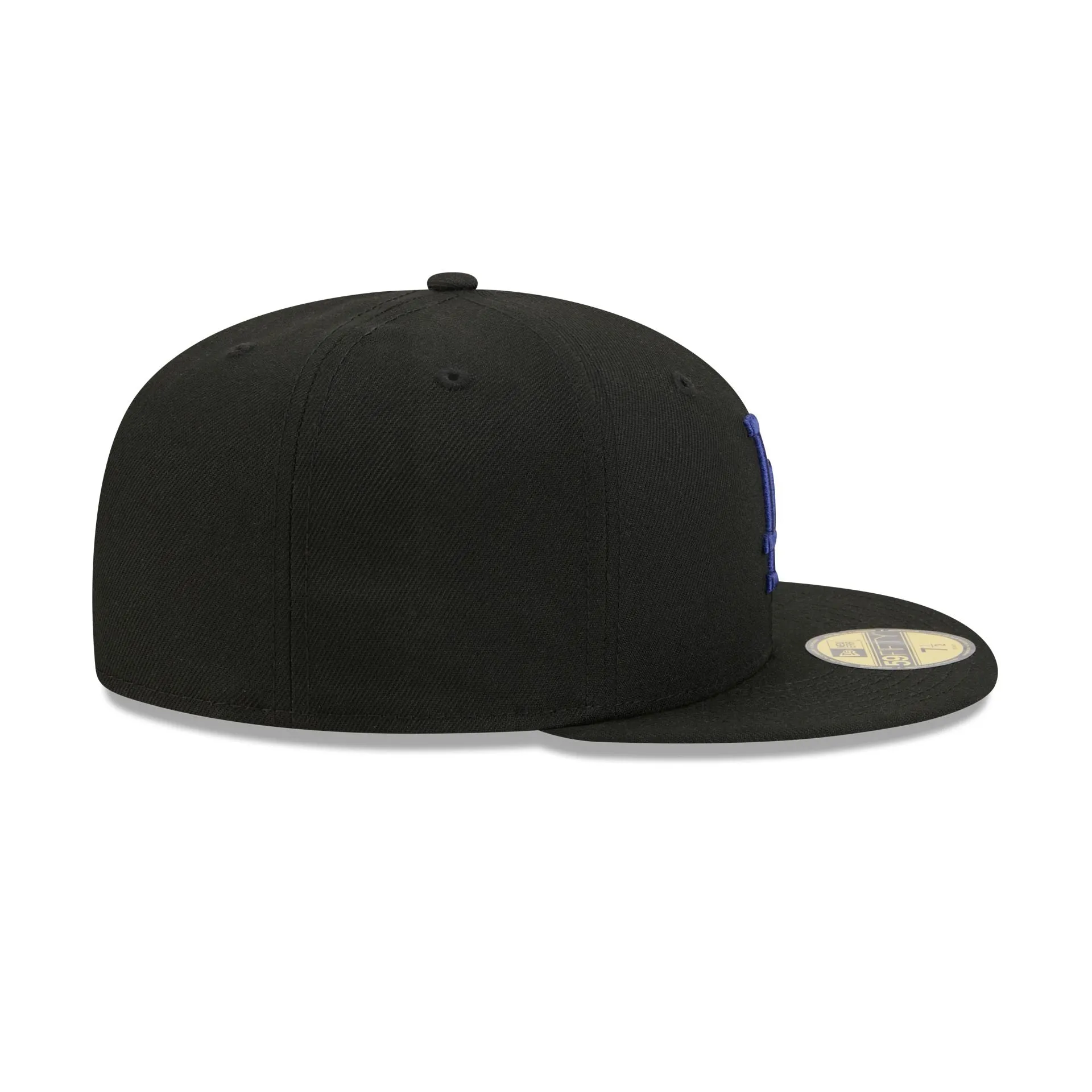 Los Angeles Dodgers Black Basic 59FIFTY Fitted Hat sold by New Era product image thumbnail 5