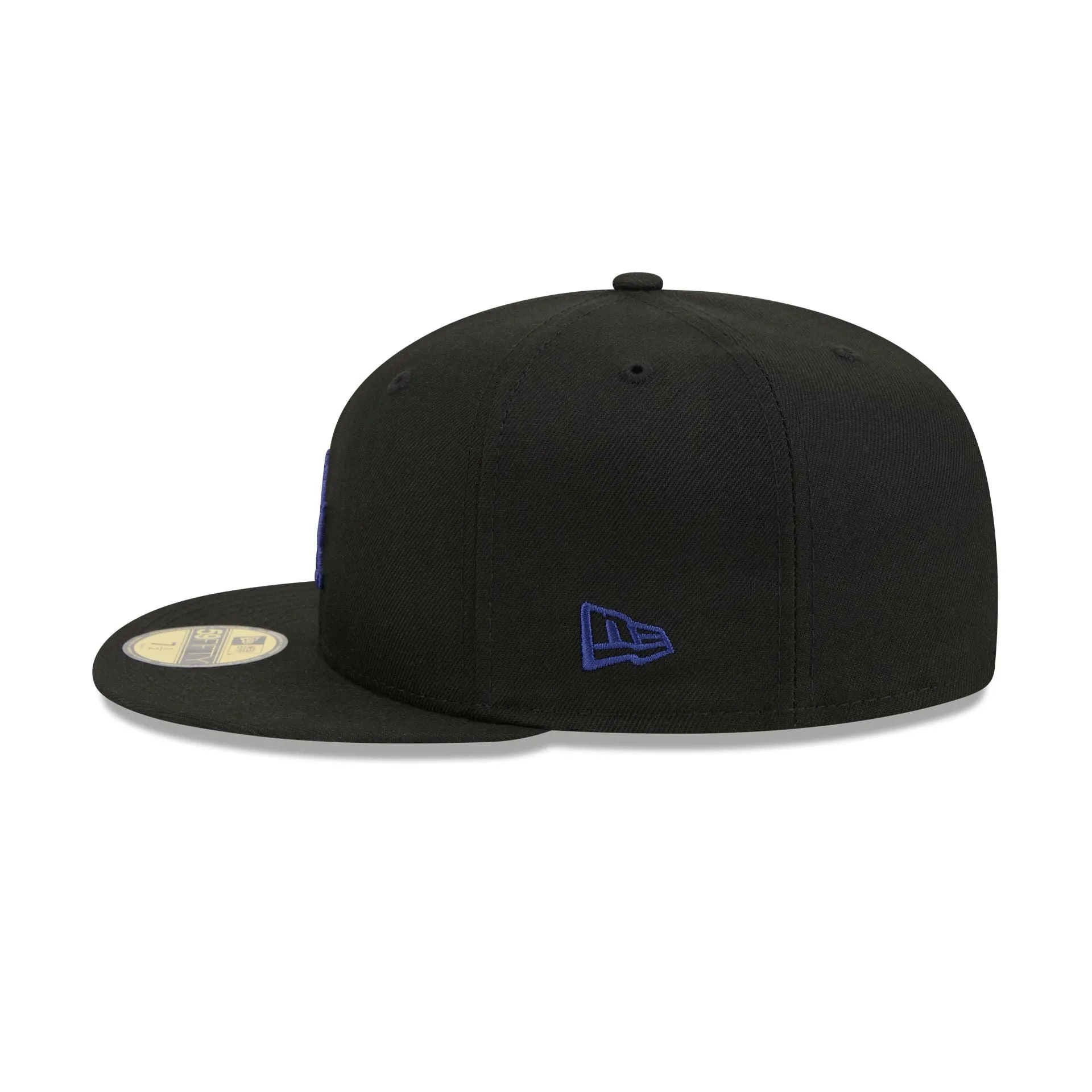 Los Angeles Dodgers Black Basic 59FIFTY Fitted Hat sold by New Era product image thumbnail 4