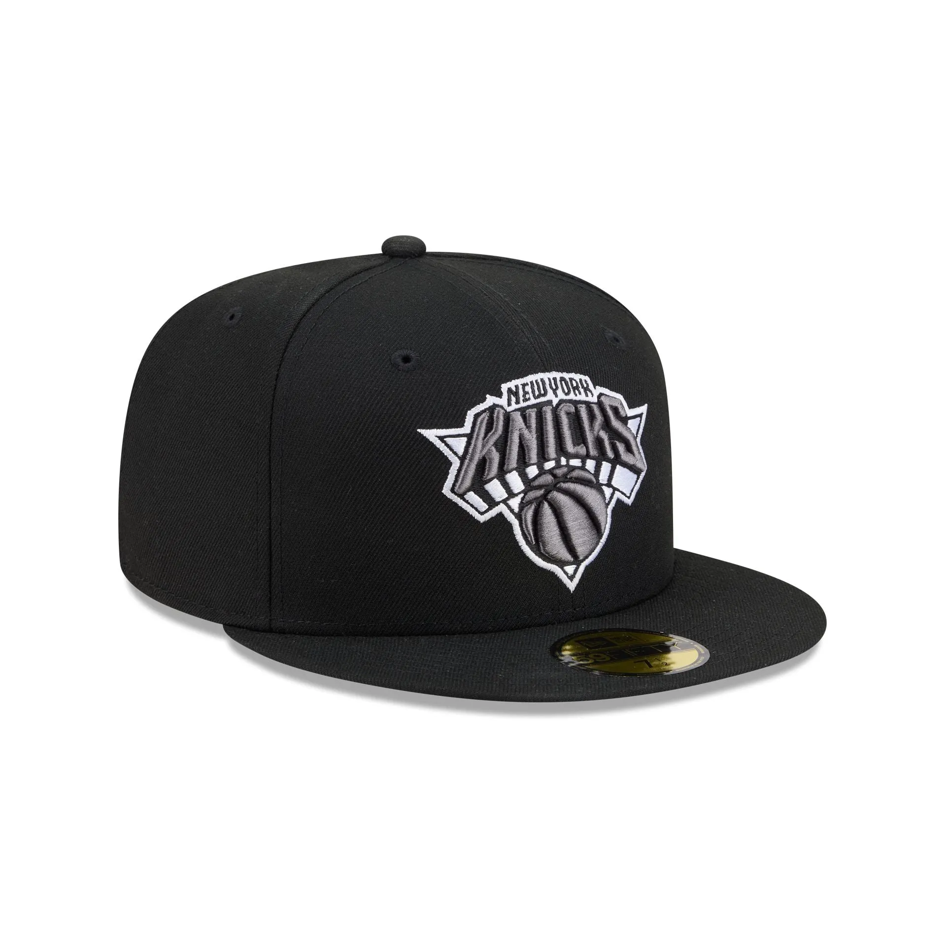 New York Knicks Black and White Basic 59FIFTY Fitted Hat sold by New Era product image thumbnail 3
