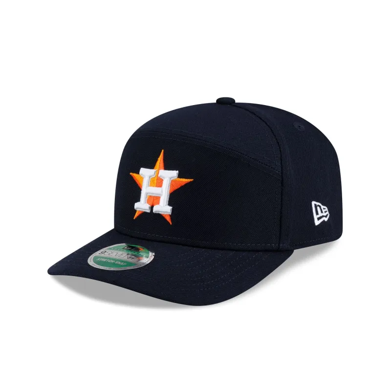 Houston Astros Player Replica Home Split Panel 9SEVENTY Stretch-Snap Hat made by New Era
