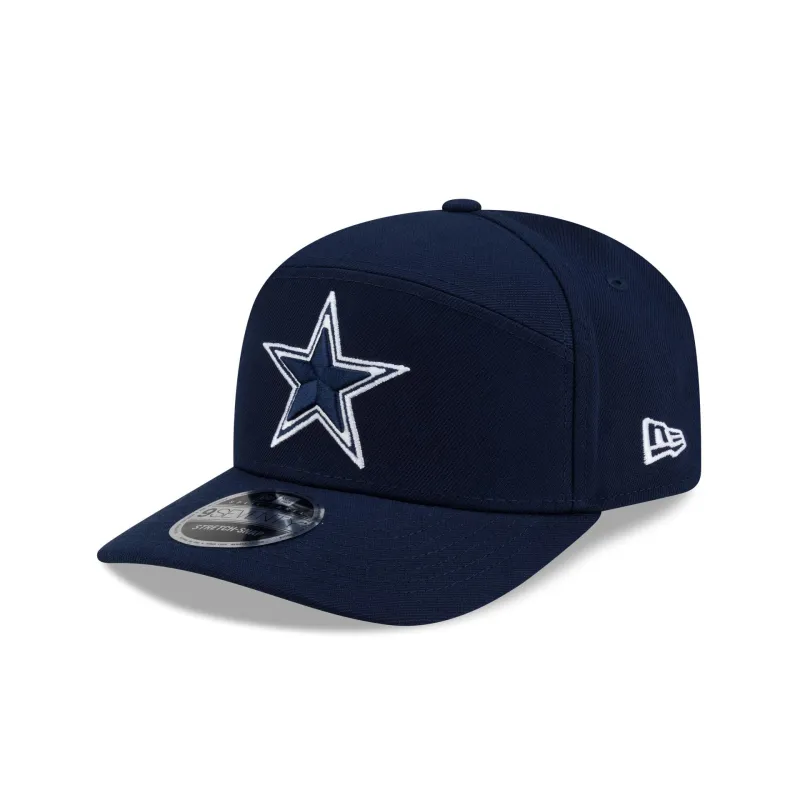 Dallas Cowboys Poly Split Panel 9SEVENTY Stretch-Snap Hat made by New Era