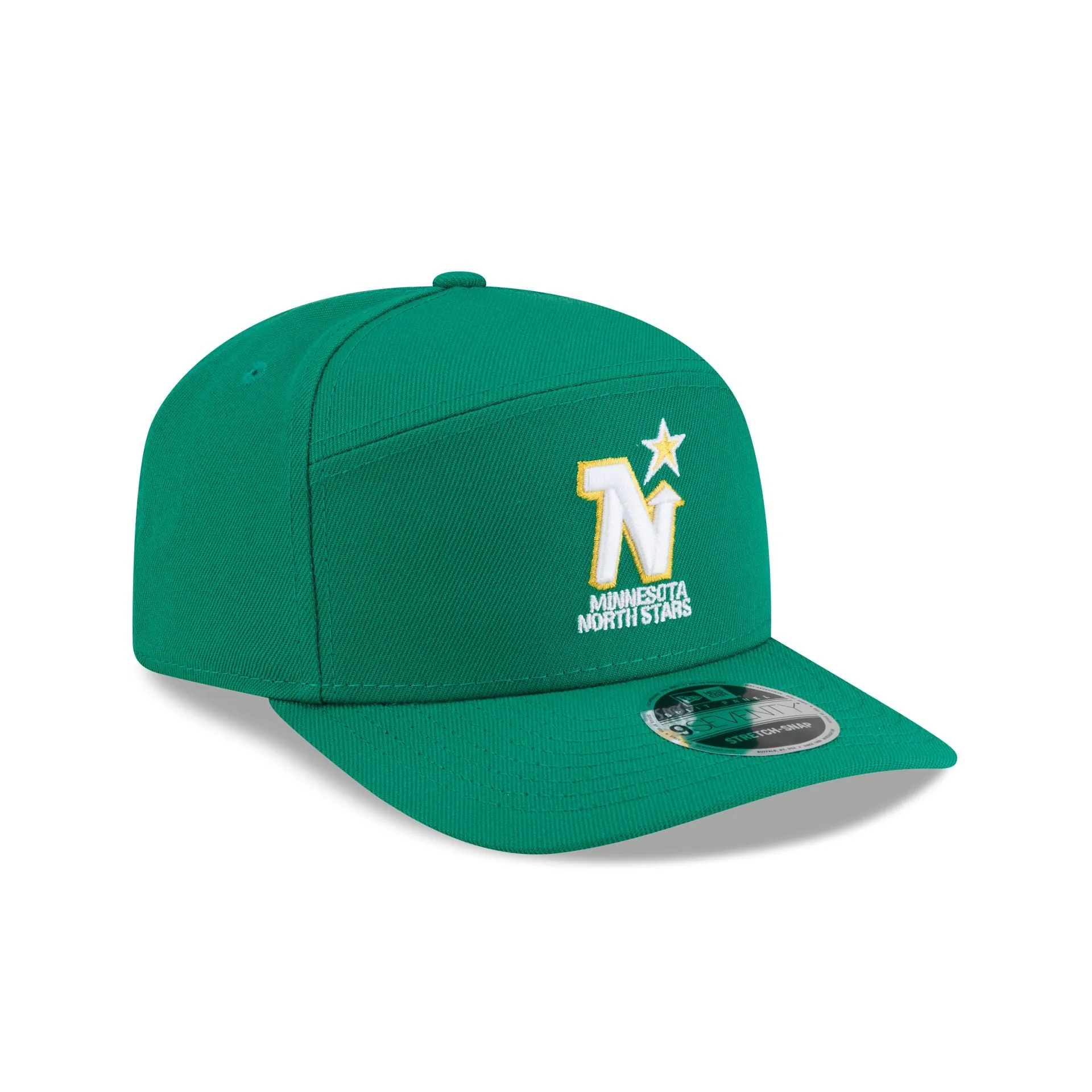 Minnesota North Stars Poly Split Panel 9SEVENTY Stretch-Snap Hat sold by New Era product image thumbnail 3