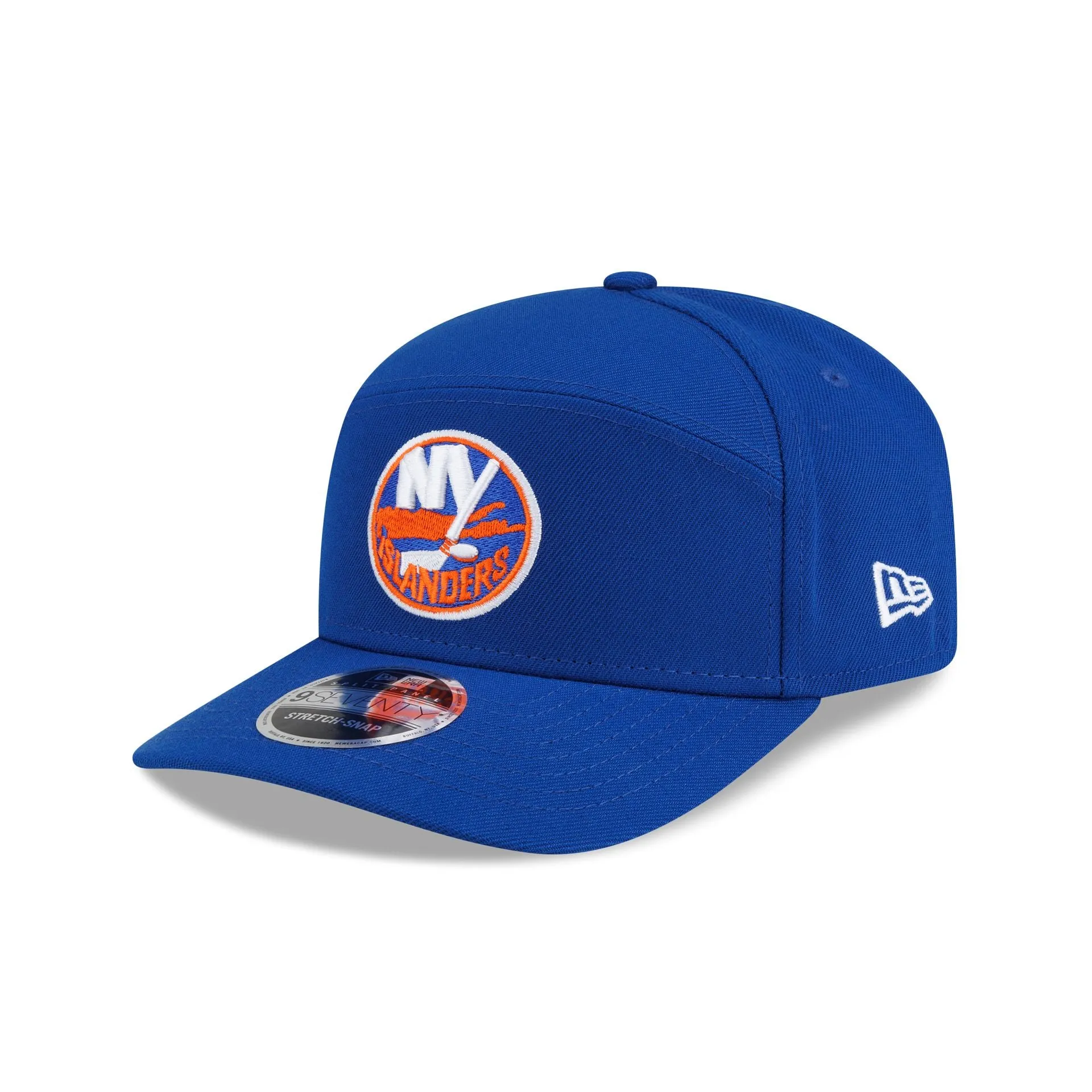 New York Islanders Poly Split Panel 9SEVENTY Stretch-Snap Hat sold by New Era