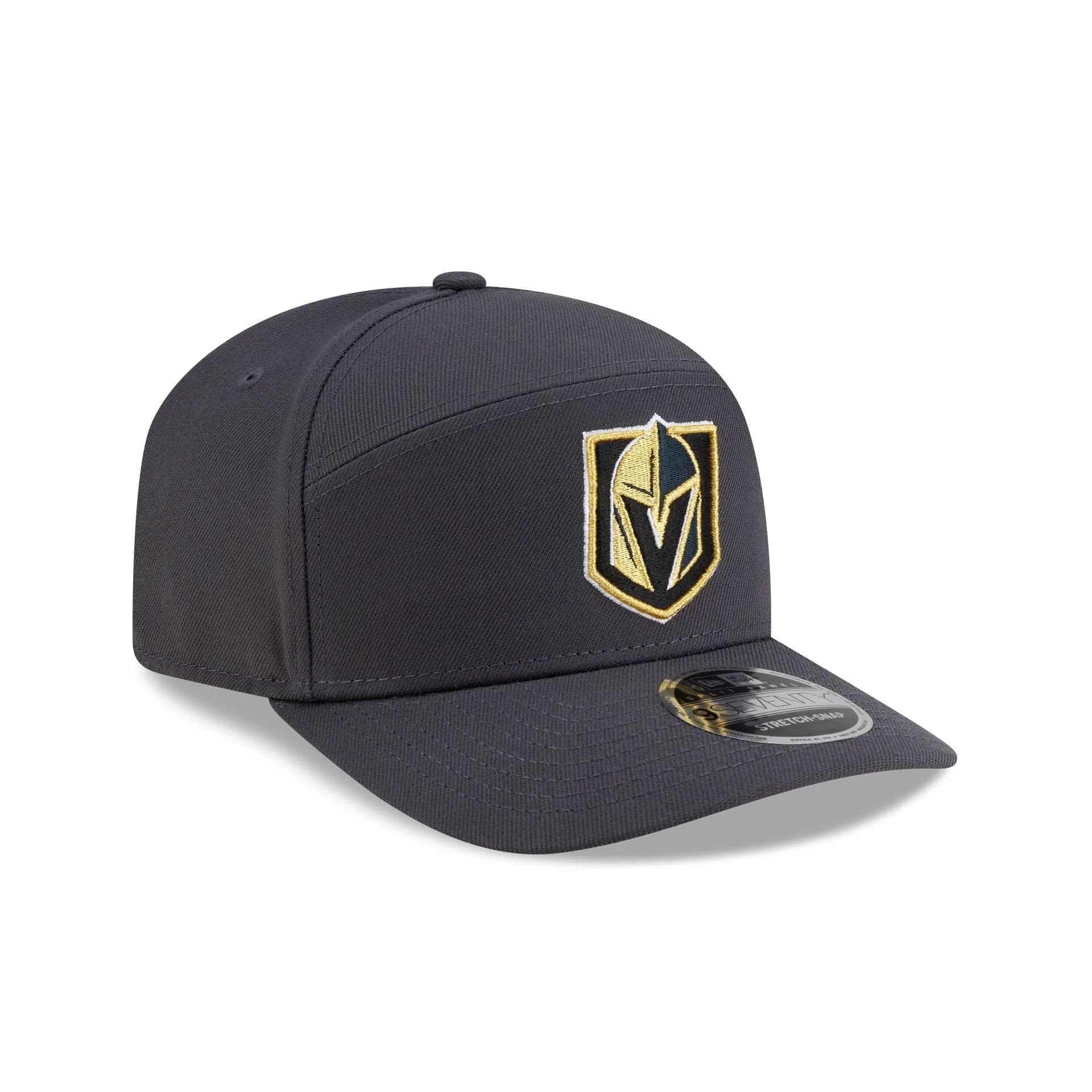 Vegas Golden Knights Poly Split Panel 9SEVENTY Stretch-Snap Hat sold by New Era product image thumbnail 3