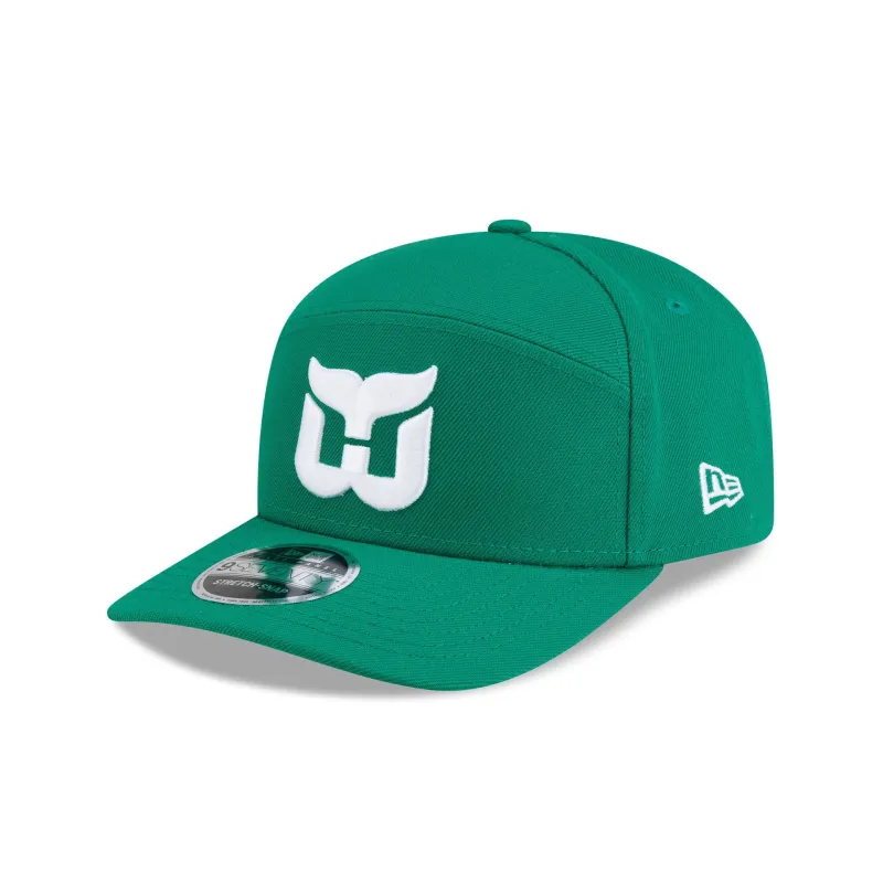 Hartford Whalers Poly Split Panel 9SEVENTY Stretch-Snap Hat made by New Era
