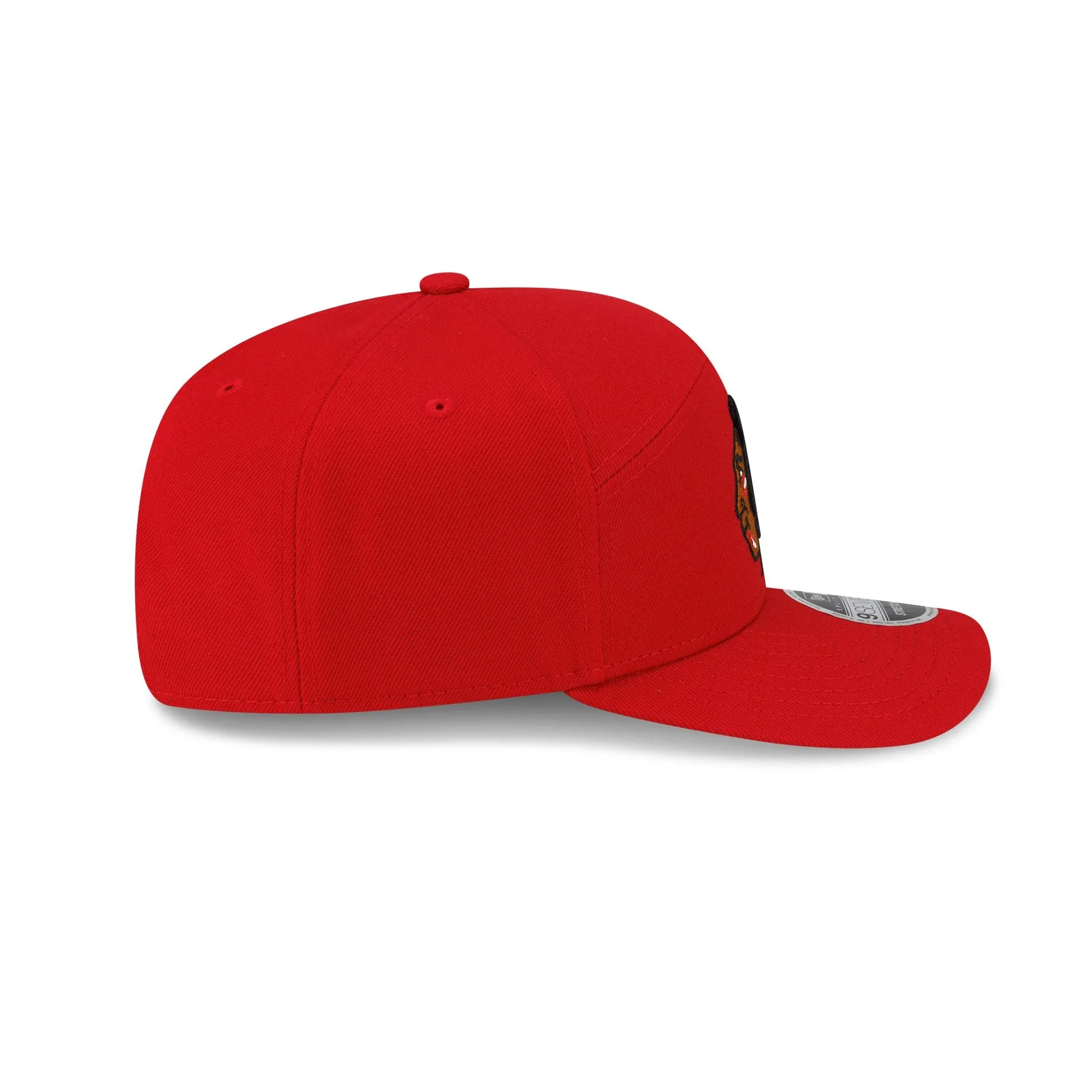 Chicago Blackhawks Poly Split Panel 9SEVENTY Stretch-Snap Hat sold by New Era product image thumbnail 5