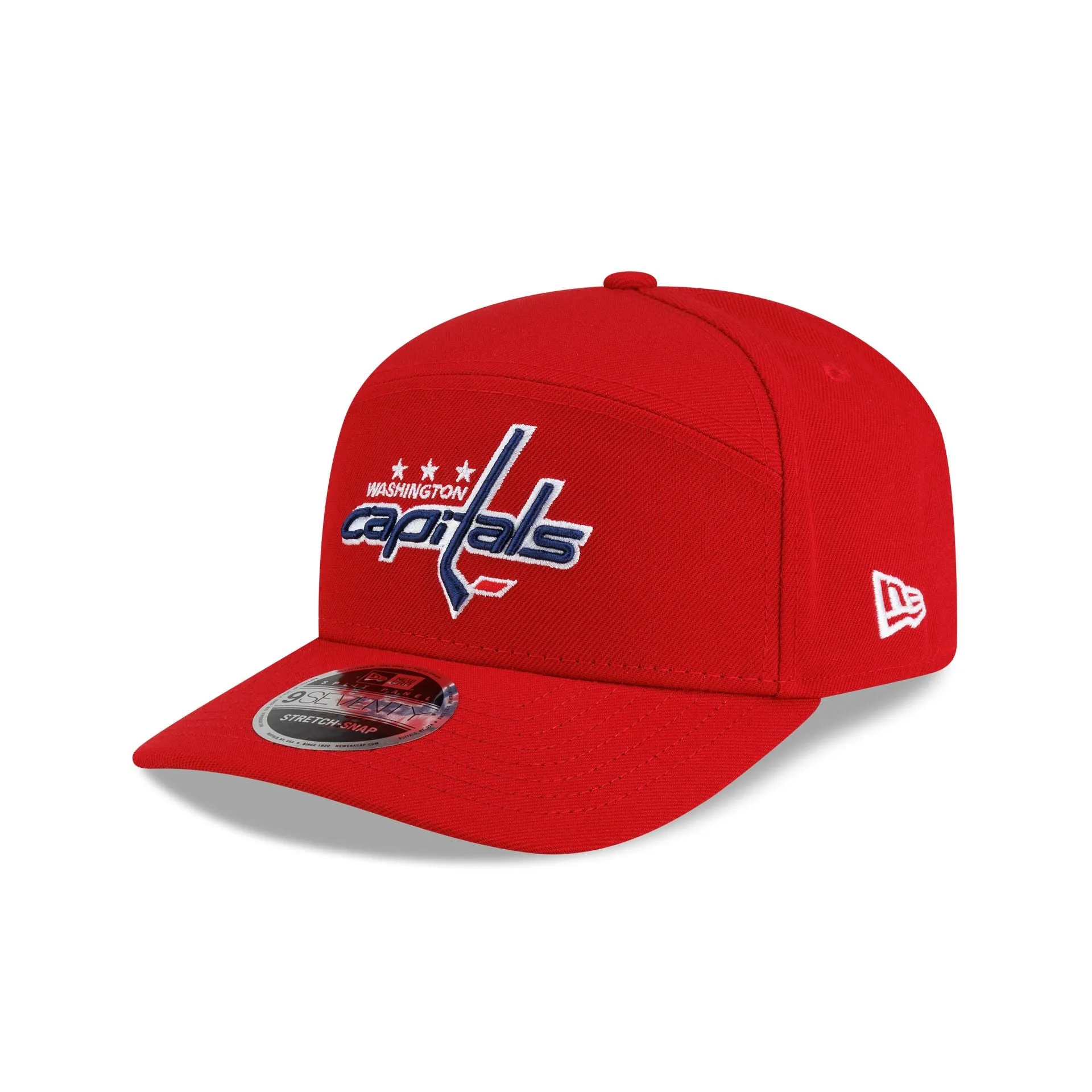 Washington Capitals Poly Split Panel 9SEVENTY Stretch-Snap Hat sold by New Era
