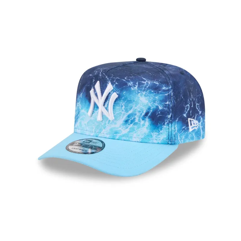 New York Yankees Deep Water 9FIFTY A-Frame Snapback Hat made by New Era