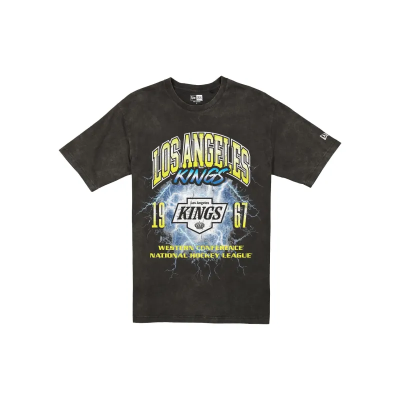 Los Angeles Kings Lifestyle Graphics Storm Black T-Shirt made by New Era