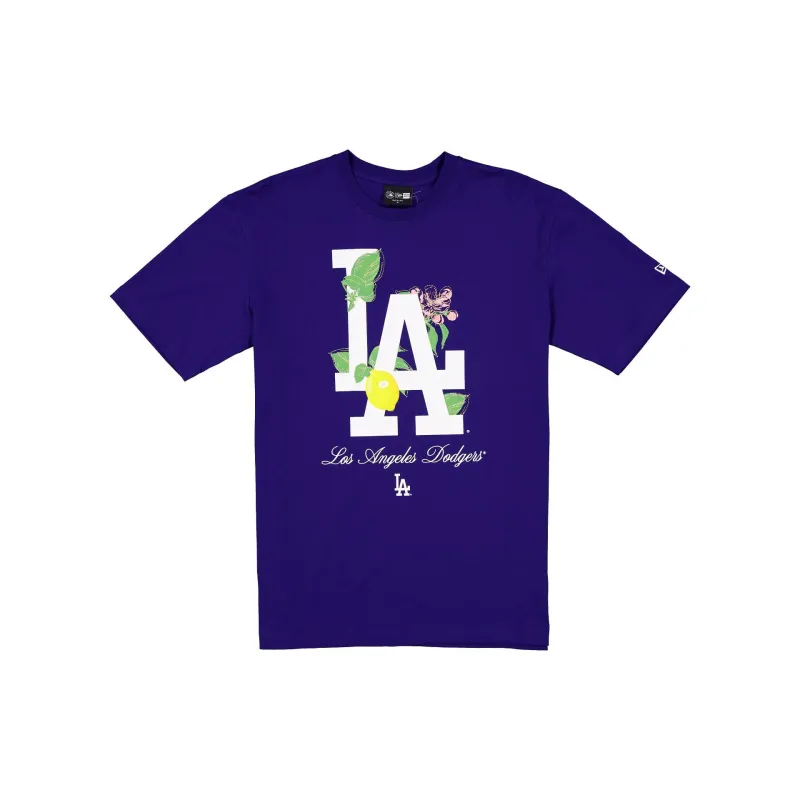Los Angeles Dodgers Lifestyle Graphics Floral Embroidery T-Shirt made by New Era