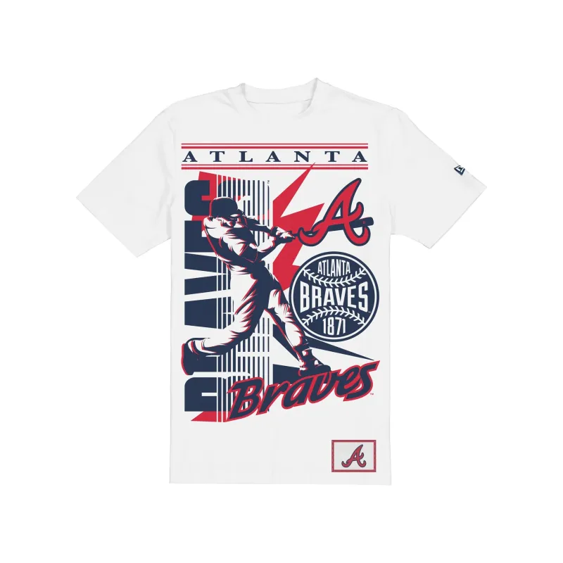 Atlanta Braves Sport Classics Player White T-Shirt made by New Era