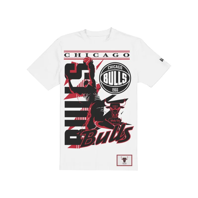 Chicago Bulls Sport Classics Player White T-Shirt made by New Era