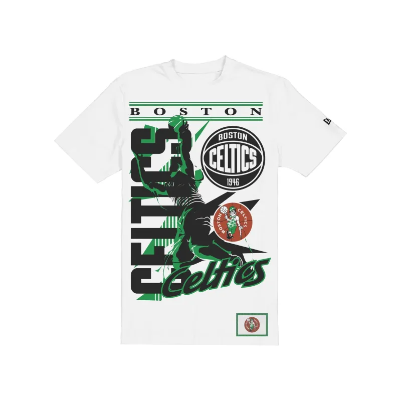Boston Celtics Sport Classics Player White T-Shirt made by New Era