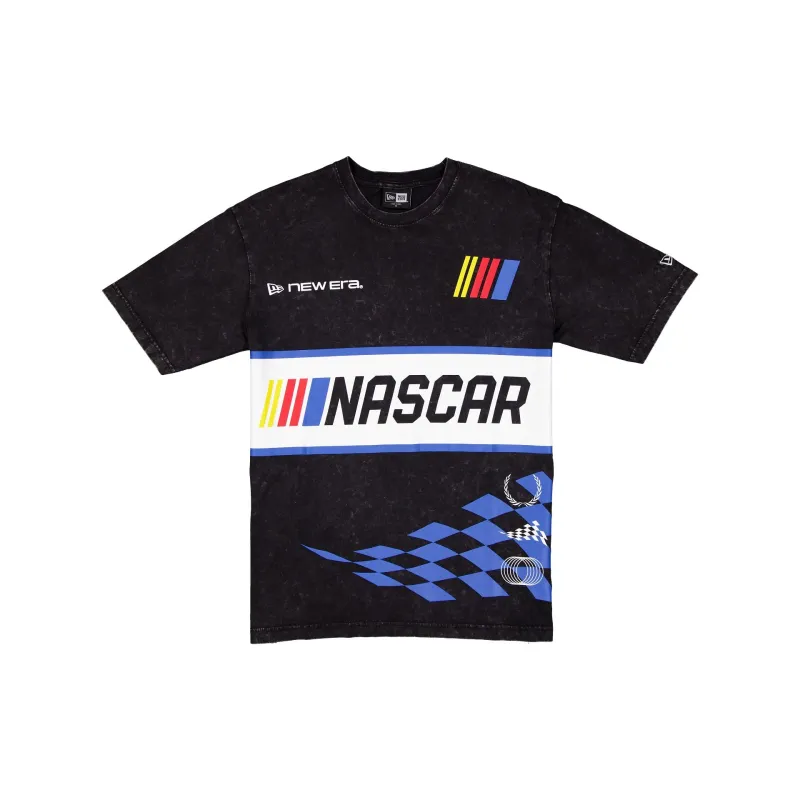 NASCAR Washed Black T-Shirt made by New Era