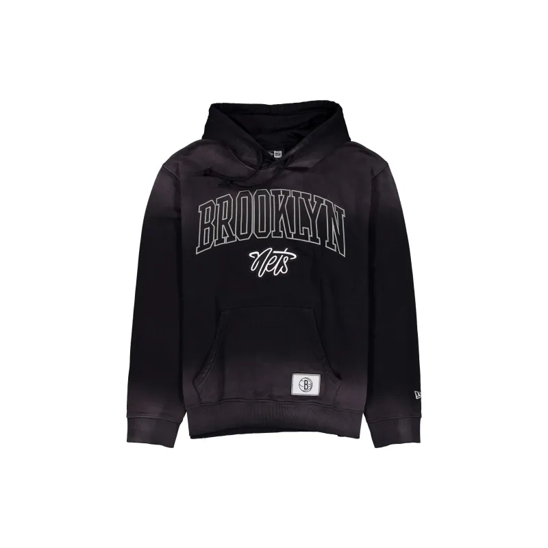 Brooklyn Nets Sport Classics Wordmark Washed Hoodie made by New Era