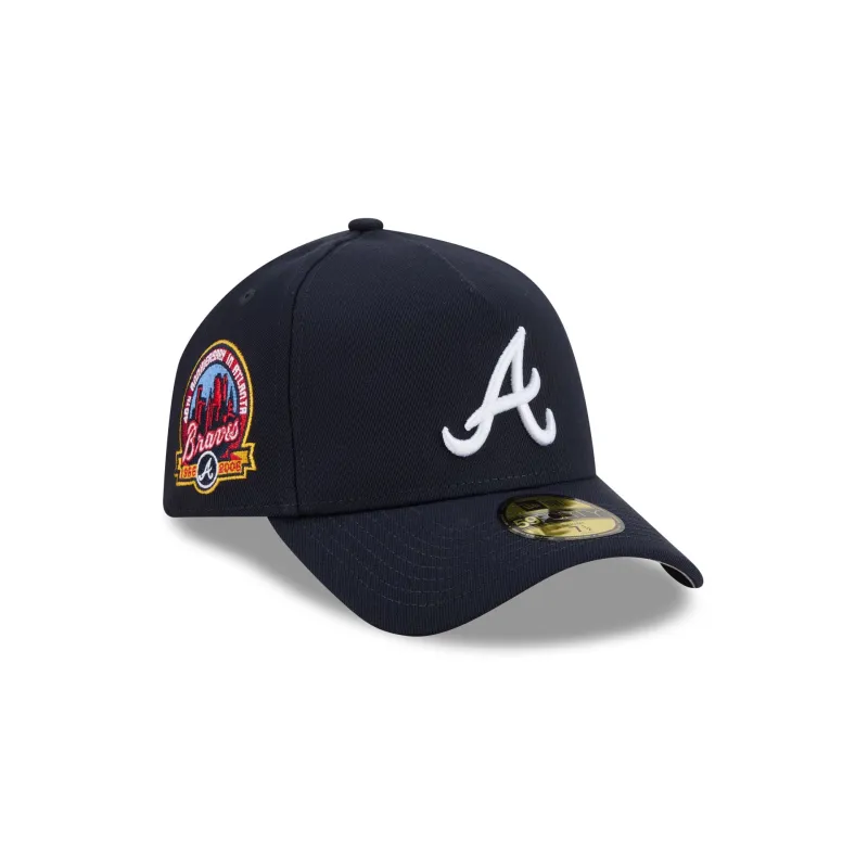 Atlanta Braves Team Side 59FIFTY A-Frame Fitted Hat made by New Era