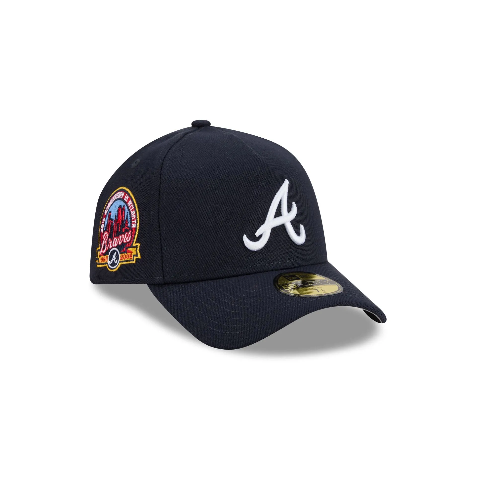 Atlanta Braves Team Side 59FIFTY A-Frame Fitted Hat sold by New Era