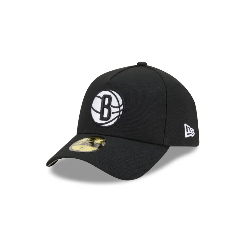 Brooklyn Nets Team Side 59FIFTY A-Frame Fitted Hat made by New Era