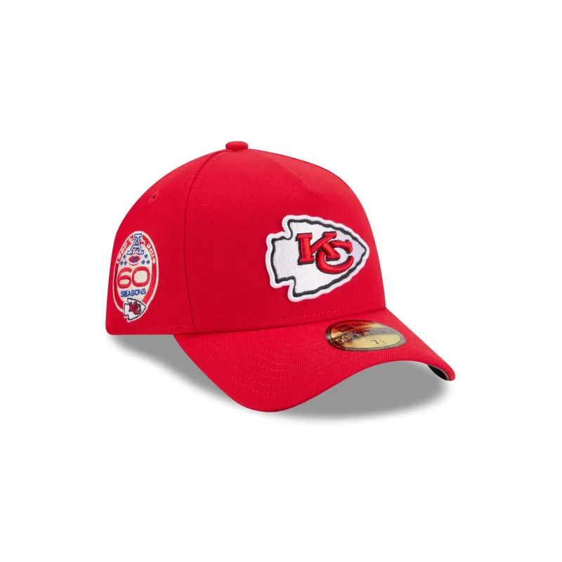 Kansas City Chiefs Team Side 59FIFTY A-Frame Fitted Hat made by New Era