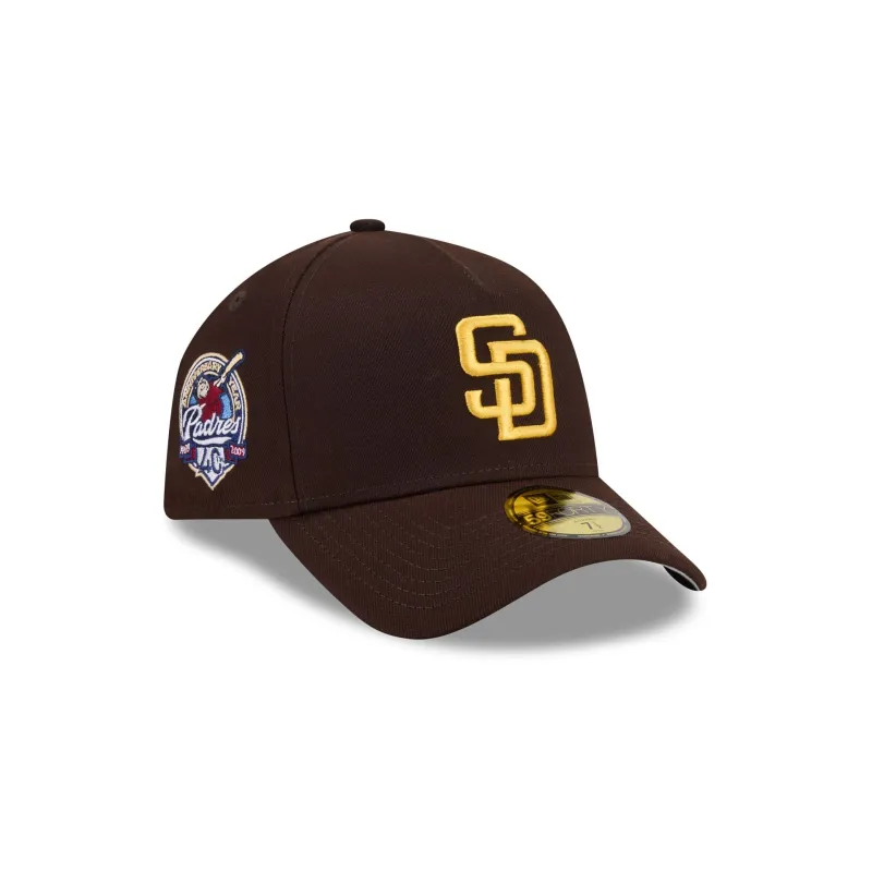 San Diego Padres Team Side 59FIFTY A-Frame Fitted Hat made by New Era