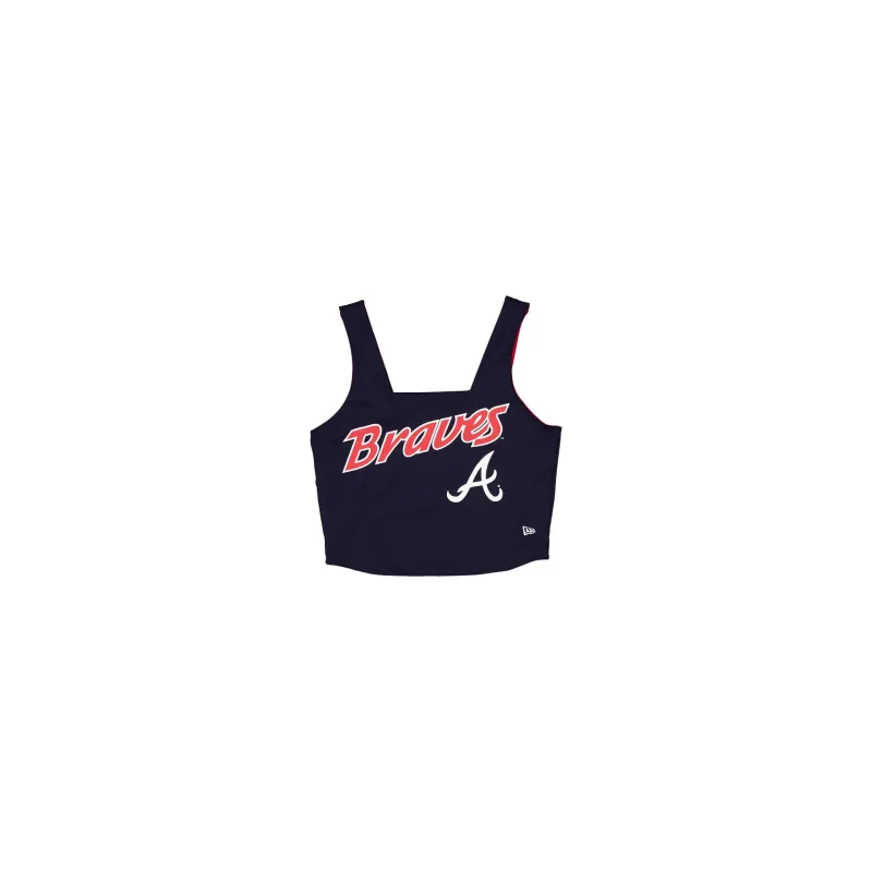 Atlanta Braves Sport Classics Reversible Women's Cropped Tank Top made by New Era