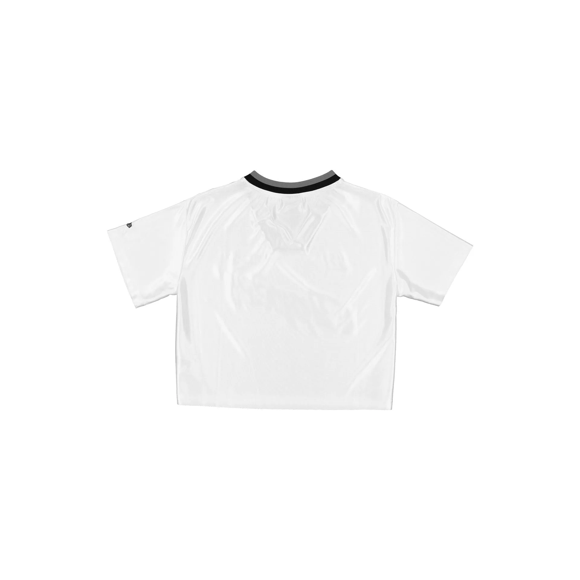 Brooklyn Nets Sport Classics Women's Cropped White T-Shirt sold by New Era product image thumbnail 2