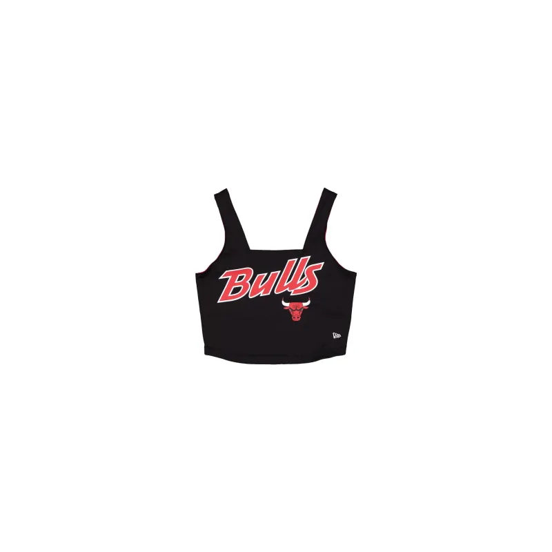 Chicago Bulls Sport Classics Reversible Women's Cropped Tank Top made by New Era