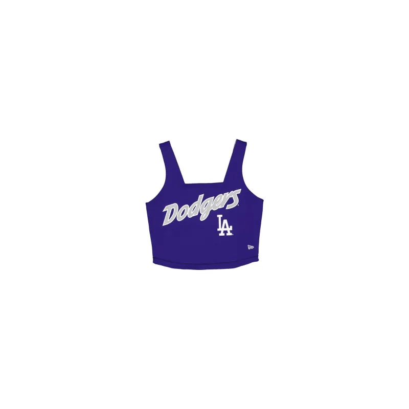 Los Angeles Dodgers Sport Classics Reversible Women's Cropped Tank Top made by New Era