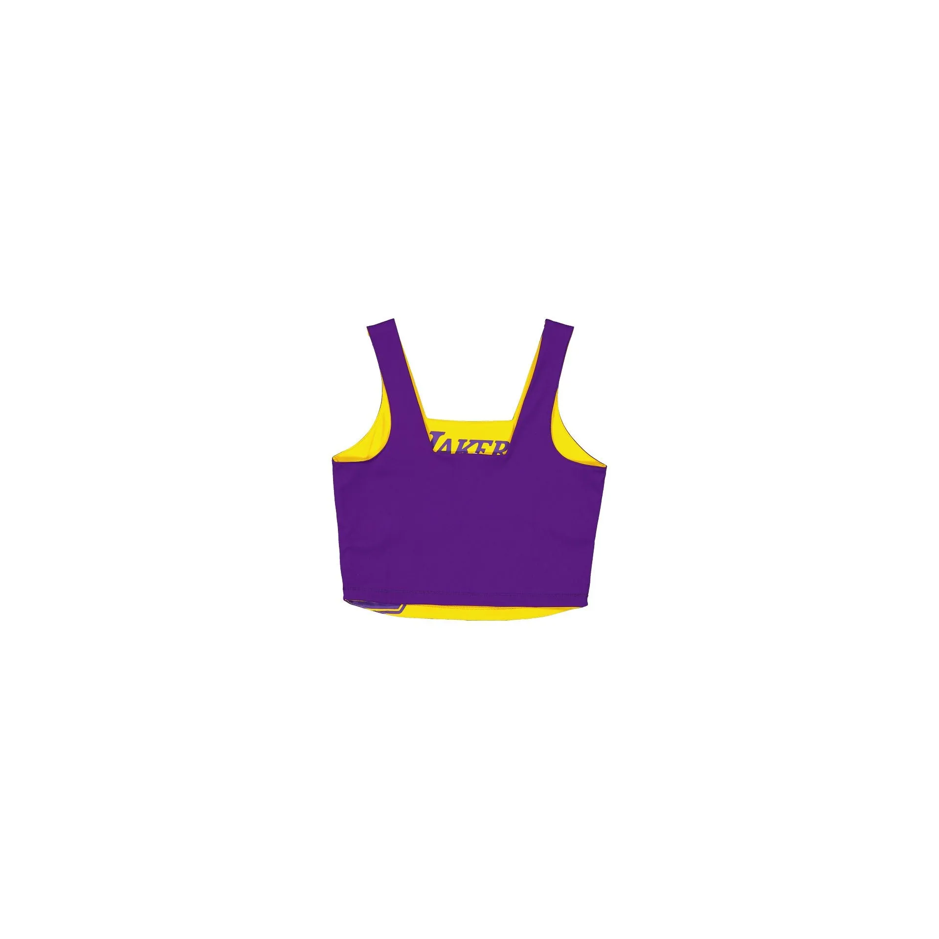 Los Angeles Lakers Sport Classics Reversible Women's Cropped Tank Top sold by New Era product image thumbnail 3