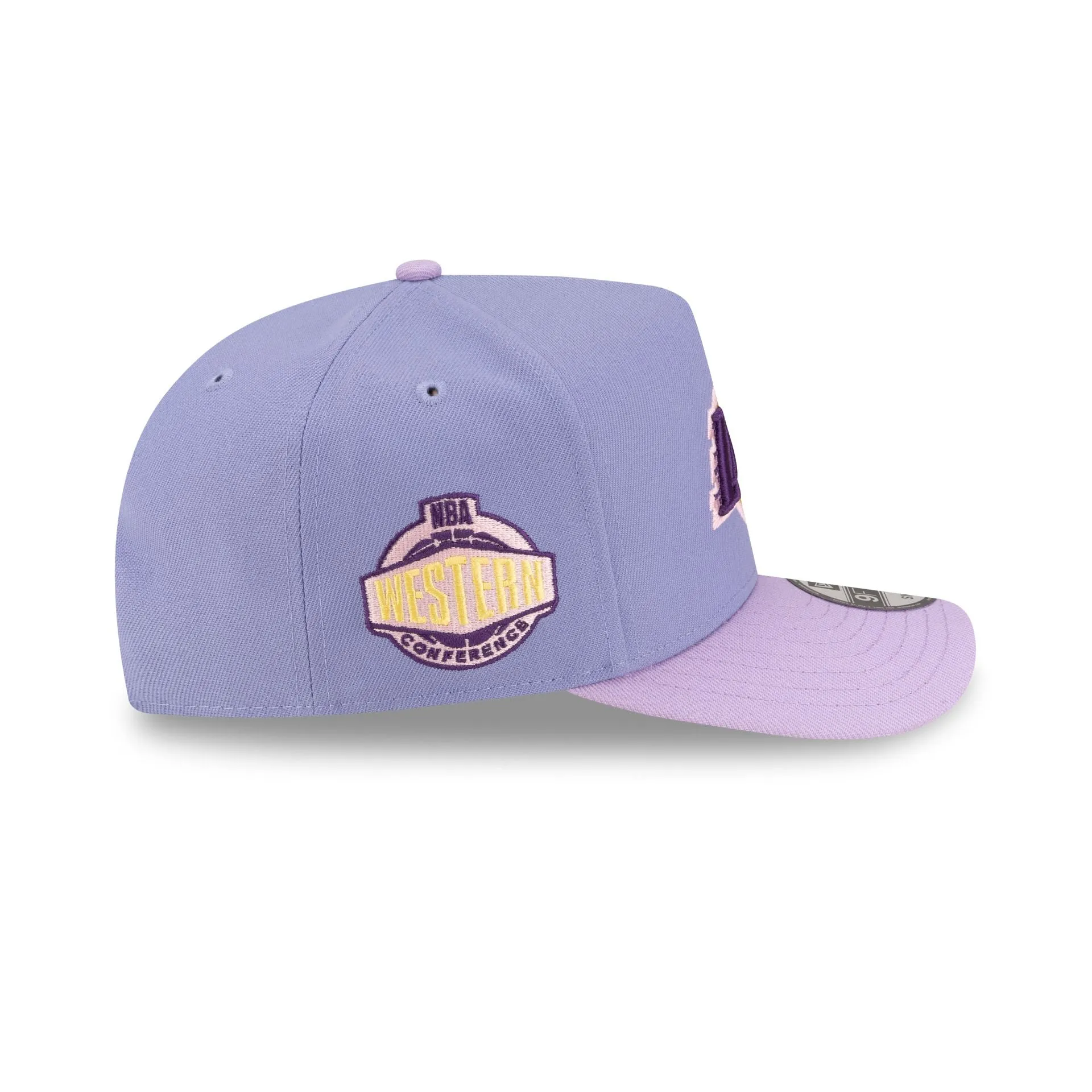Los Angeles Lakers Lavender 9FIFTY A-Frame Snapback Hat sold by New Era product image thumbnail 4