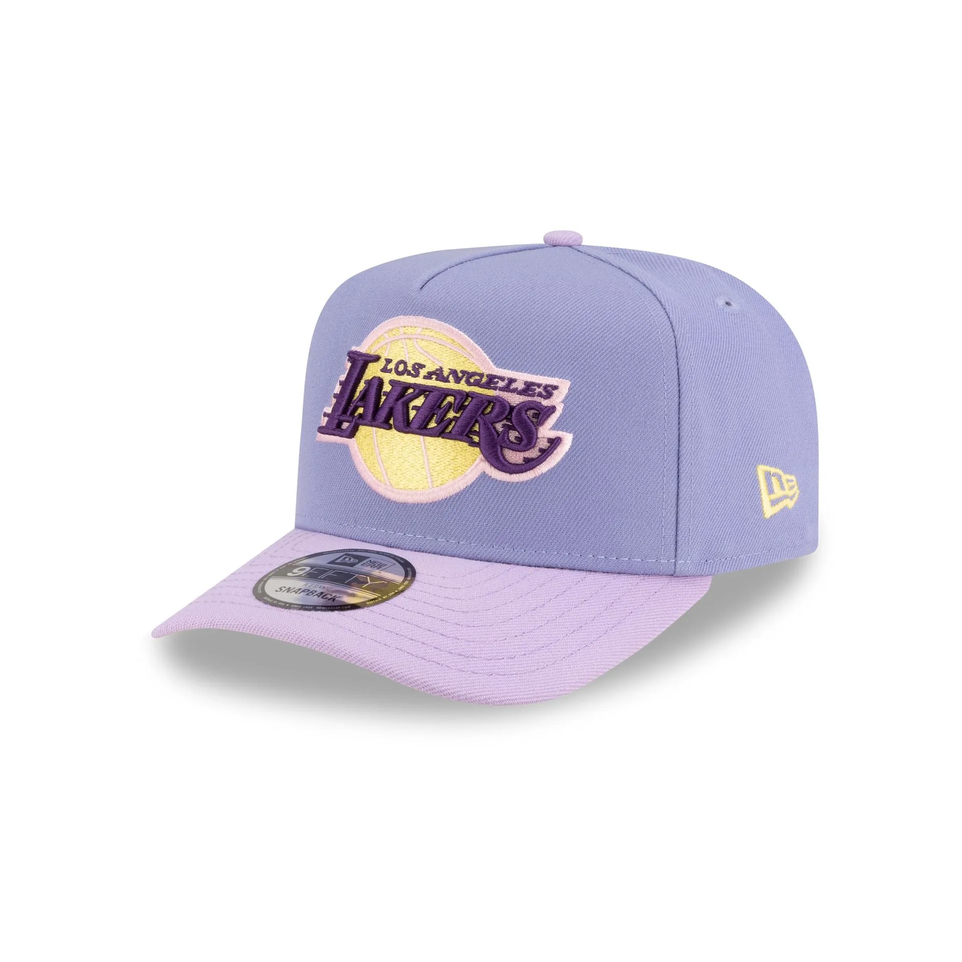 Los Angeles Lakers Lavender 9FIFTY A-Frame Snapback Hat sold by New Era product image thumbnail 3