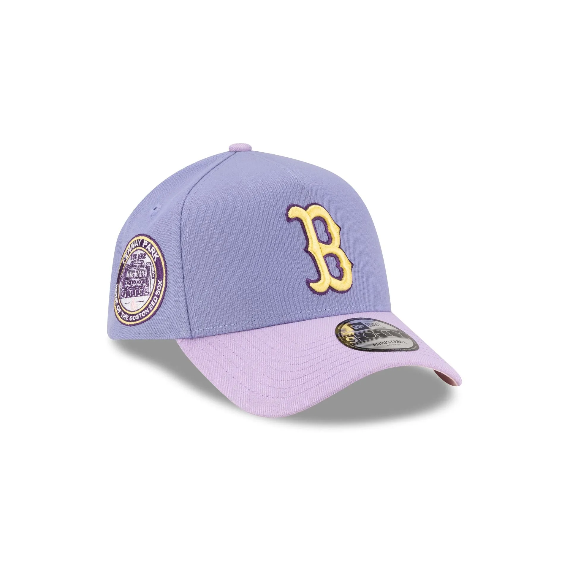 Boston Red Sox Lavender Pink 9FORTY A-Frame Snapback Hat sold by New Era