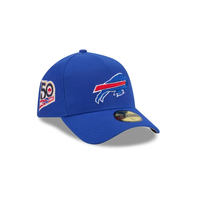 Buffalo Bills Team Side 59FORTY A-Frame Fitted Hat made by New Era