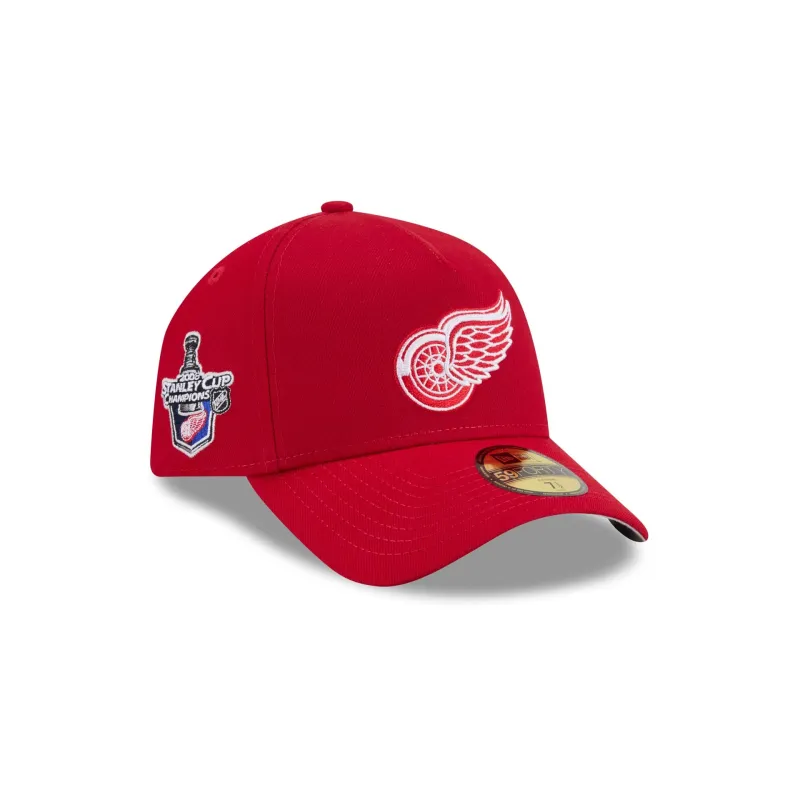 Detroit Red Wings Team Side 59FORTY A-Frame Fitted Hat made by New Era
