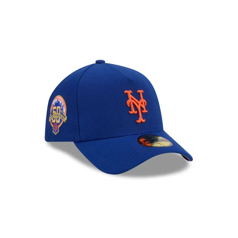 New York Mets Team Side 59FORTY A-Frame Fitted Hat made by New Era