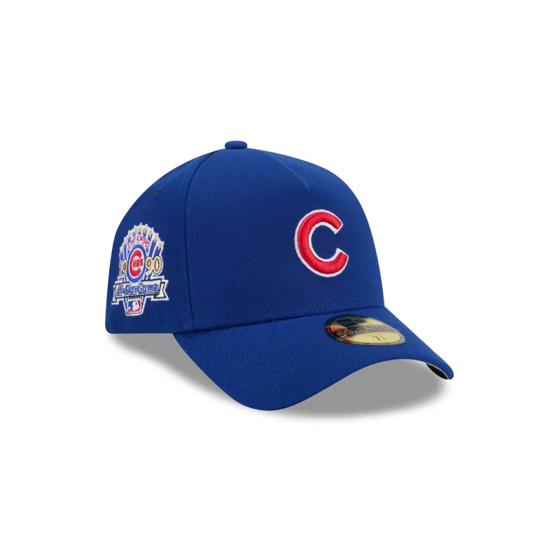 Chicago Cubs Team Side 59FORTY A-Frame Fitted Hat made by New Era